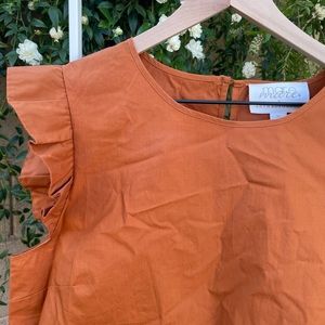 NEW Aimee Ruffled Blouse by Anthropologie and Mare Mare size M
